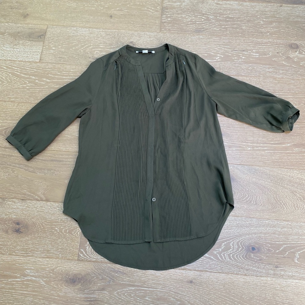 Loyal Hana Green Tunic Style Top Size S